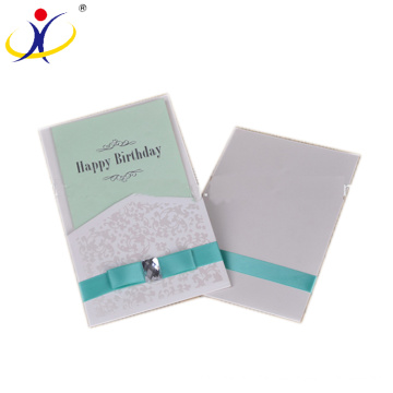 Venta caliente estilo europeo simple diseño cumpleaños invitación tarjetas